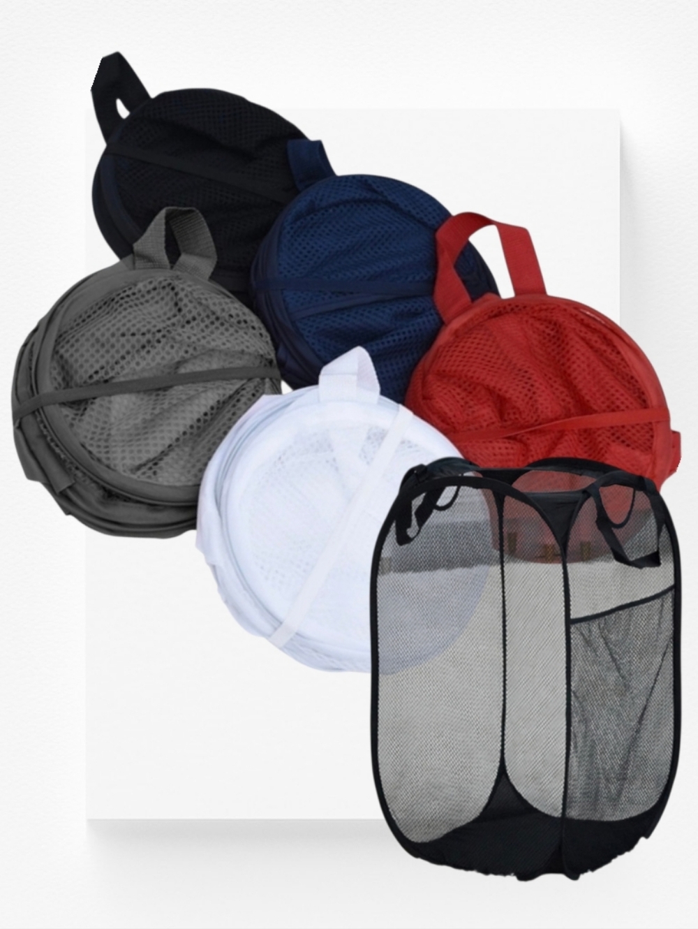 MESH COLLAPSIBLE LAUNDRY BASKETZ